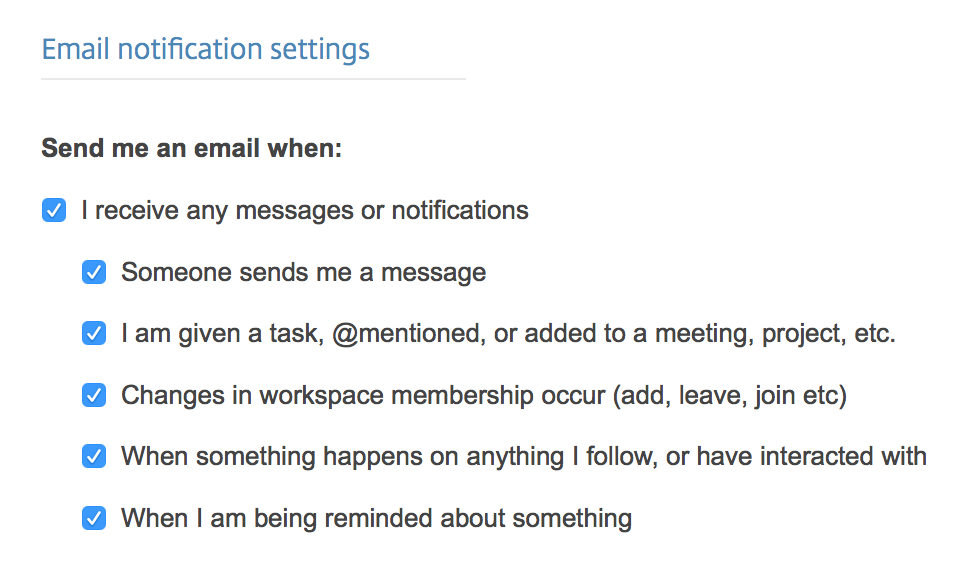 email & Notifications